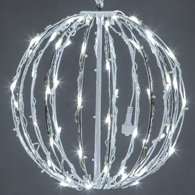 Fold-Flat LED Metal Sphere Light
