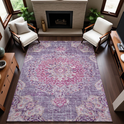Premium Machine Washable Kelton AMF1236 Global Rug