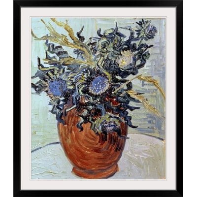 Nature morte aux chardons, 1890 par Vincent Van Gogh - reproduction