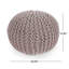 Pouf tricoté en coton 20 X 20-2074258004