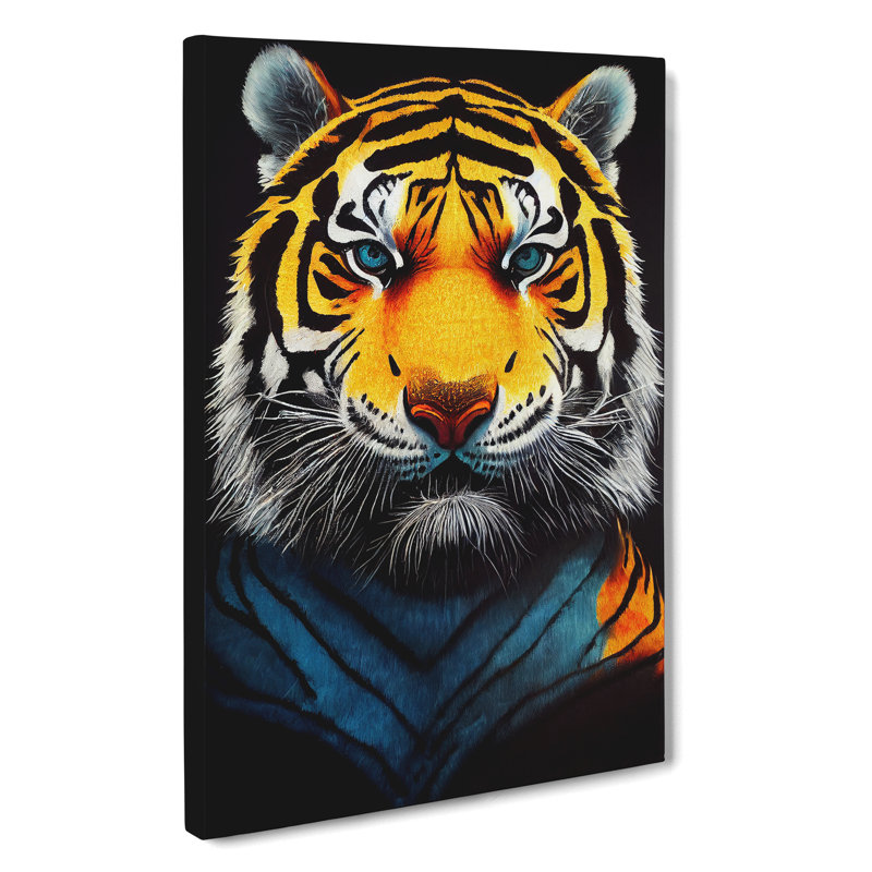 Majestic Tiger - Wrapped Canvas, 50cm H x 35cm W x 3cm D