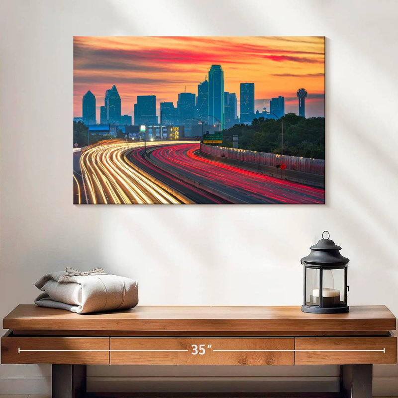 Nicci Dallas City Light Trails, H 16 po x l 24 po