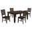 Cappuccino 5-piece Dining Set
