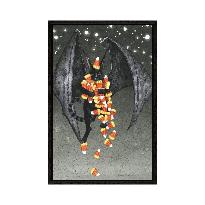 Sweet Tooth 1 Piece Painting on Canvas, 66.04 cm H x 45.72 cm W, Black Framed
