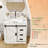 31" Sliding Barn Door Bathroom Vanity with Sink,  Farmhouse Small Single Bathroom Vanity Set-98181813