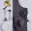 Ensemble 3 pièces tablier et mini-gant en polytétrafluoroéthylène bleu sarcelle-1113226723