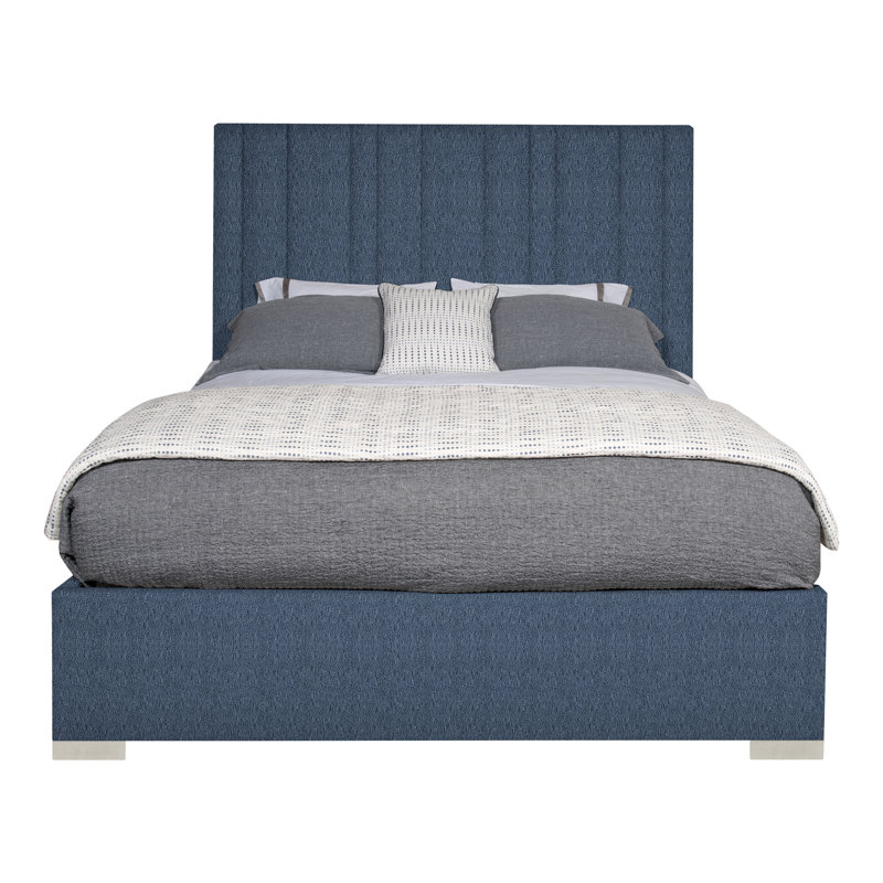 Wyeth Upholstered Bed, Trippy Coconut, California King, Wrenn