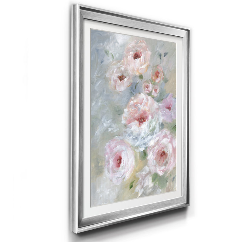 Rush of Blush - Reproduction d'art sur papier encadrée, H 18,5 po x l 24,5 po x P 1,5 po, Cadre argenté