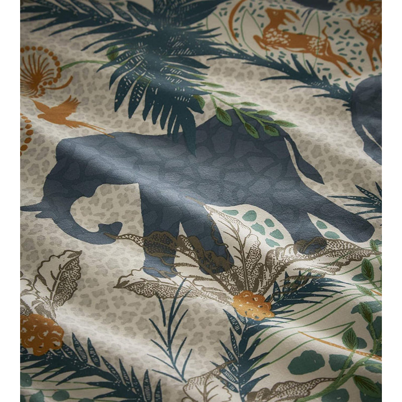 56 TC Reversible Duvet Cover Set, Teal, Super King Duvet Cover + 2 Standard Pillowcases