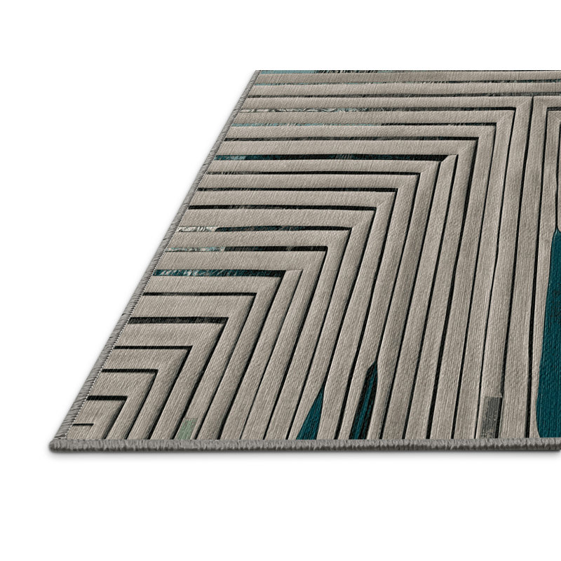 Tapis gris lavable à la machine GSIX03636, Tapis de couloir 2 pi x 5 pi