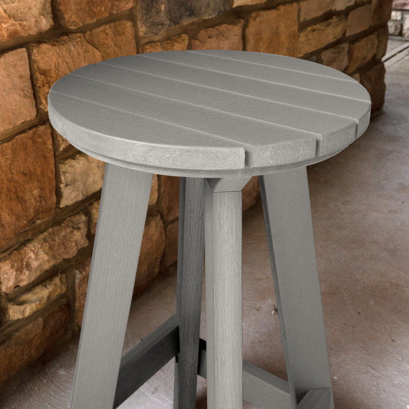 Tabouret de bar 15 po Preister, Gris havre
