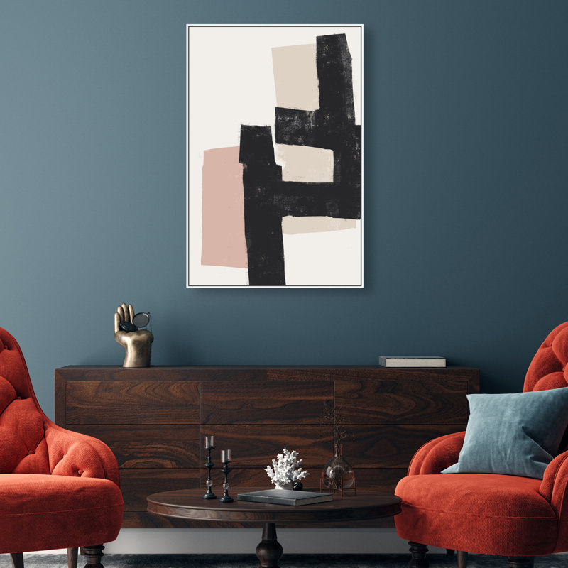 Roads To Nowhere Print by Oliver Gal, 31"H x 46"W, White Floater Frame