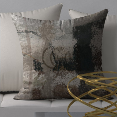 Abstract Reversible Throw Pillow