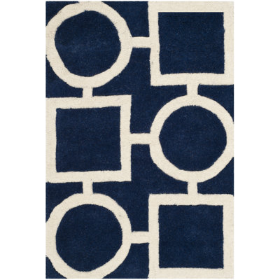 Teresita Hand Tufted Wool Geometric Rug