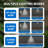 1 - Head LED Solar Powered Dusk to Dawn Outdoor Security Wall Pack with Motion Sensor-112458285