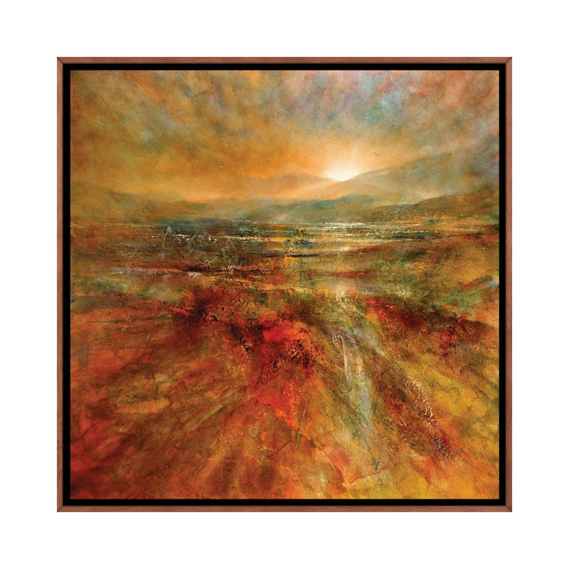 Sunrise by Julia Balfour - Floater Frame Print on Canvas