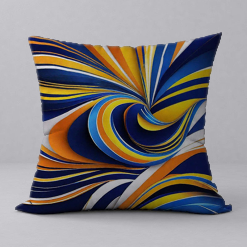  Coussin décoratif en polyester, 22 po x 22 po