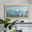 Toile encadrée de qualité supérieure bleu sarcelle clair - prête à être accrochée-88115897