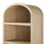 Sitarski 76" H x 30" W Curved Arch 5-Shelf Bookcase-1225172507