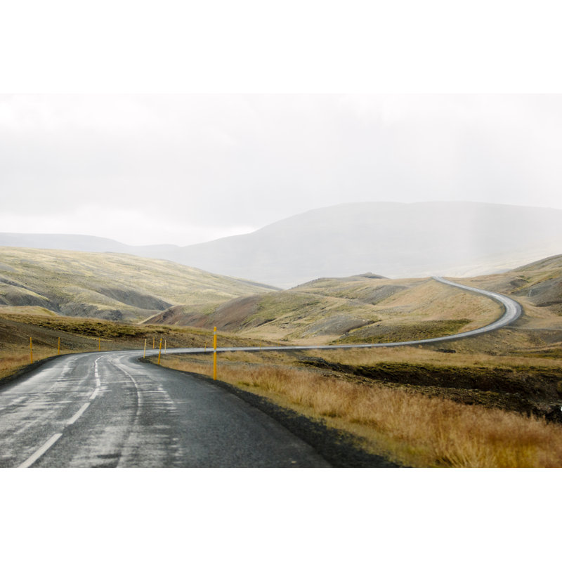 Icelandic Road by Urbancow - Wrapped Canvas Print, 81cm H x 122cm W