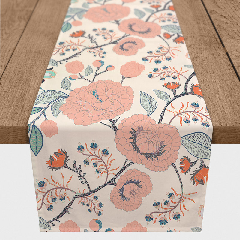 Claycomb Floral Table Runner, 72"
