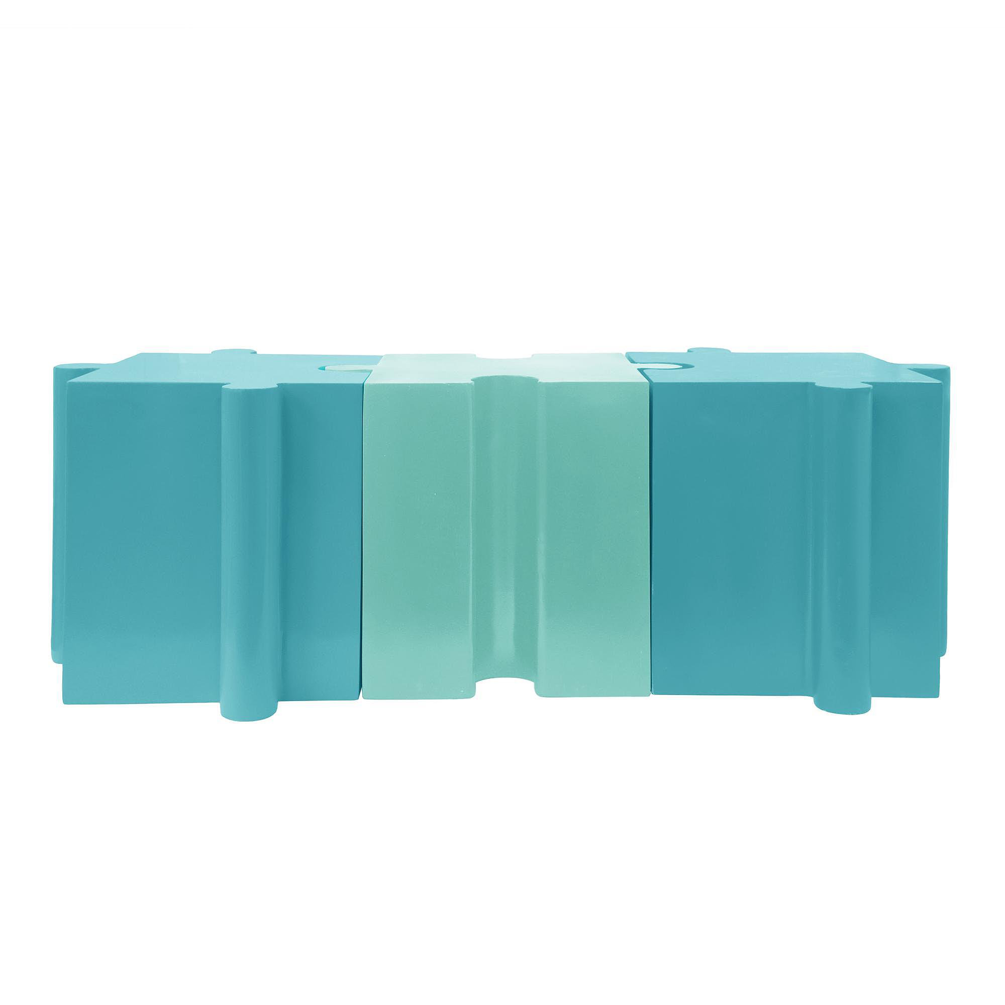 Ebern Designs 3-Piece Artistic Puzzle Table Set,Modular Side Tables ...