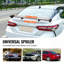 Spoiler de voiture GT Wing, spoiler universel de 43,3 pouces avec plateforme simple, aluminium léger réglable, aileron de spoiler arrière de voiture, spoiler de course noir