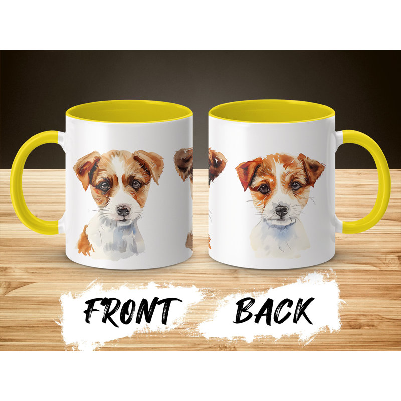 Ceramic Coffee Mug, 1, Yellow