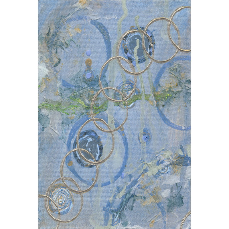 Shoals I - Wrapped Canvas Painting, 46cm H x 30cm W x 3.8cm D