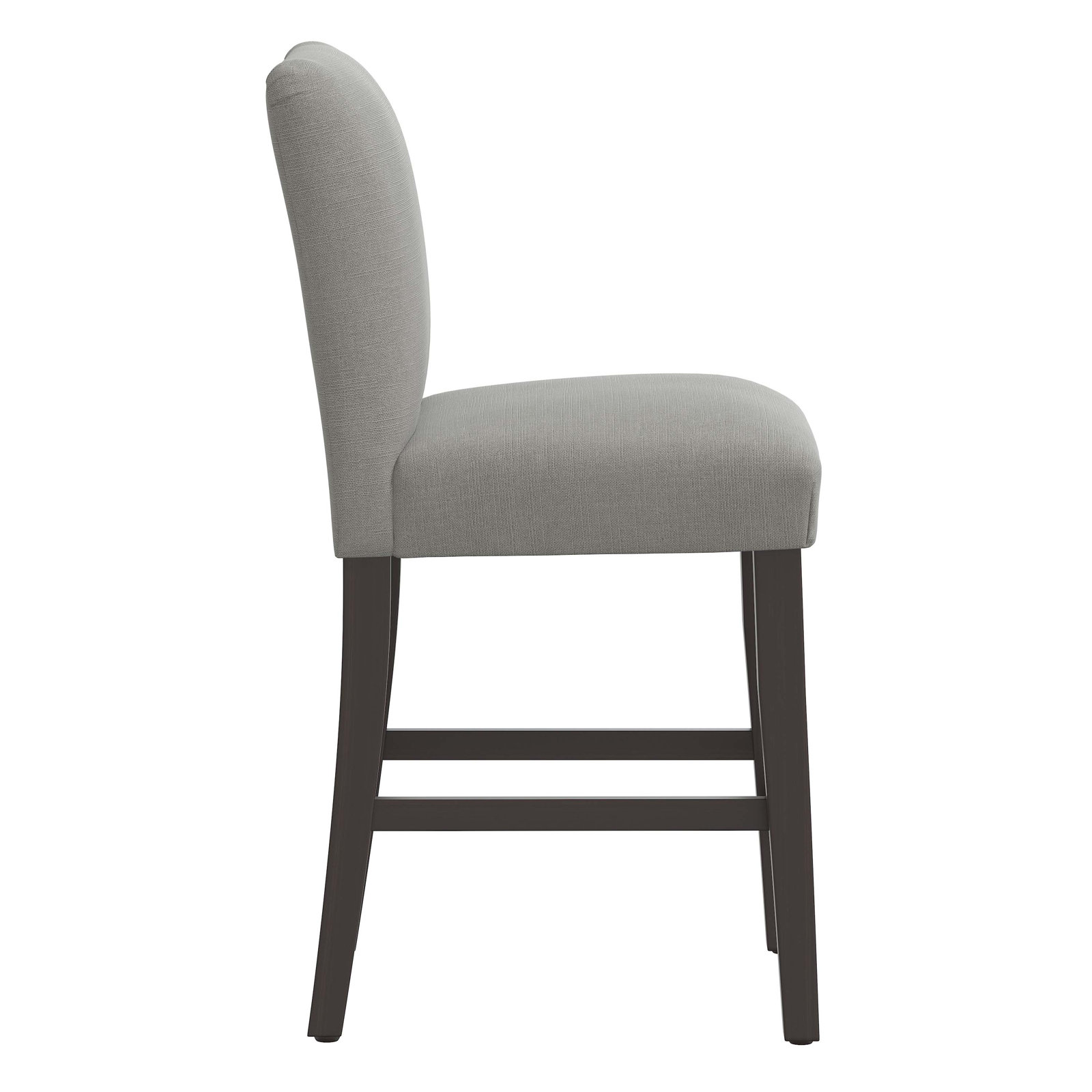 Hadrien Bar and Counter Stool, Linen Gray Linen, Cream, Counter Stool (26" Seat Height)