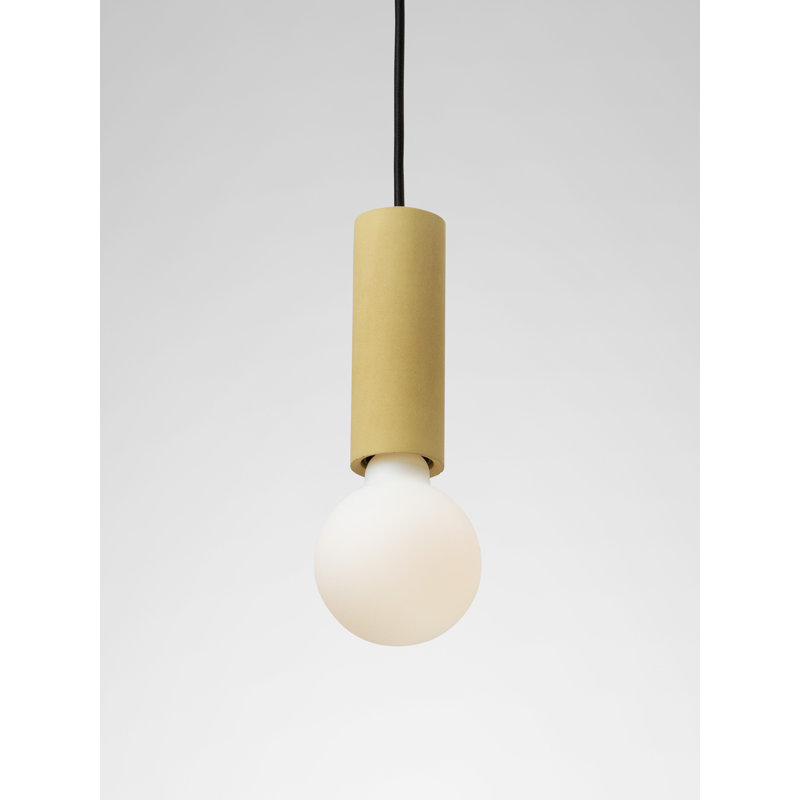 Abriona 1 - Light Bulb Pendant, Mustard Yellow