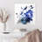 Blue Spring Floral III by Andrea Haase Framed Canvas Wall Art Print-102458583