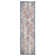 Beverly Oriental Orange/Blue/Cream Area Rug