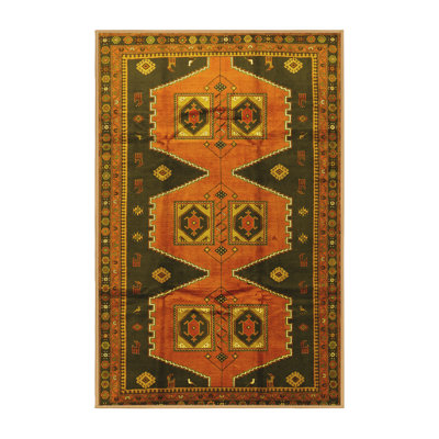 Laroya Washable Oriental Indoor Rug