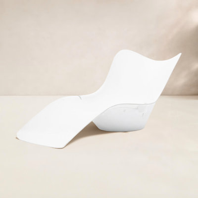 Wave 34" Patio Chaise Lounge