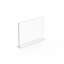 Support d'affichage 17 "x 11" en polystyrène transparent