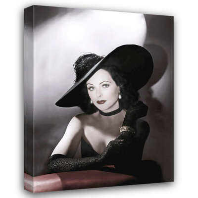 House of Hampton® Hollywood Photo Archive Gallery Wrapped Canvas Art Titled: Hedy Lamarr (64_487419)