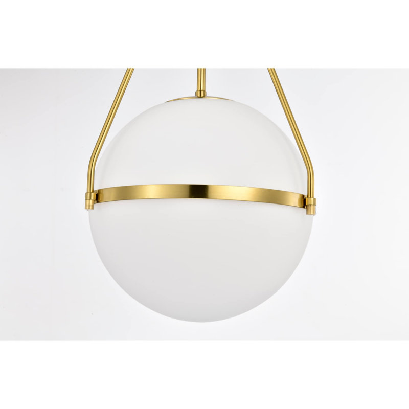 Heuller Semi Flush Mount, Brass
