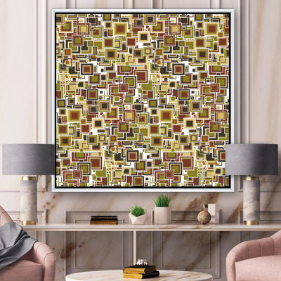 " Cubist Geometric Composition "