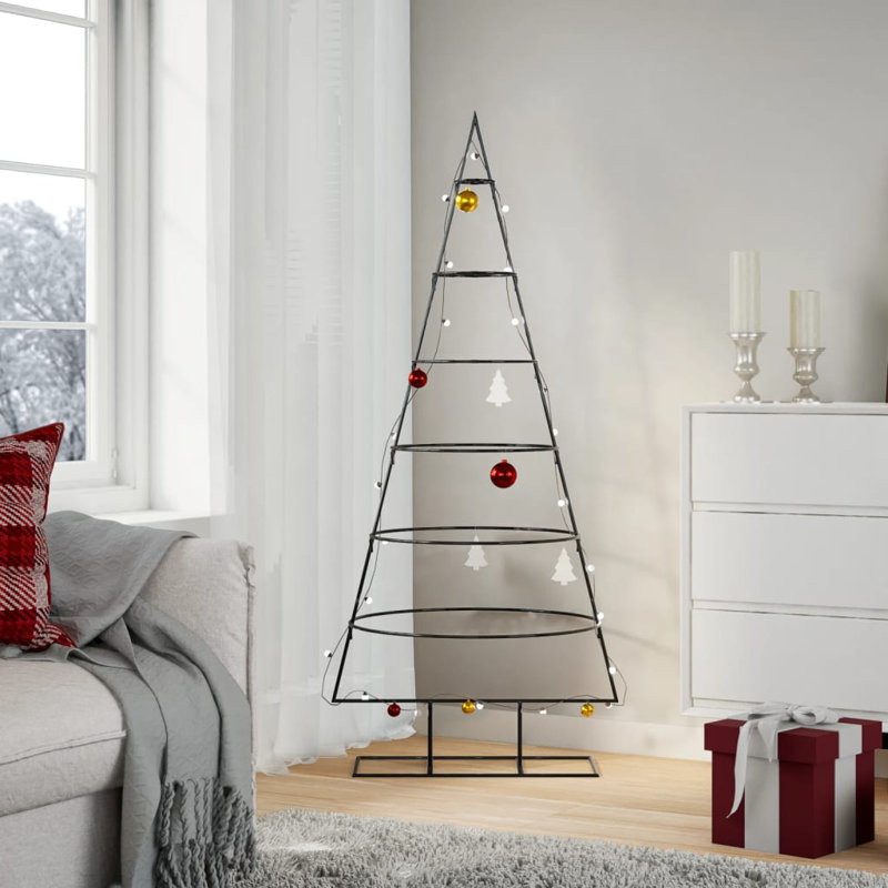 Steel Holiday Shaped Ornament, 180cm H x 80cm W x 75cm D