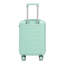 Bagage à carreaux rigides en ABS 20 pouces - Surface résistante aux égratignures Quatre roues multidirectionnelles, avec serrure à combinaison. (Vert menthe)