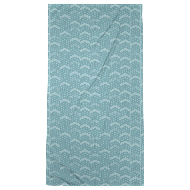 Stephenie Beach Towel, Cyan/Blue