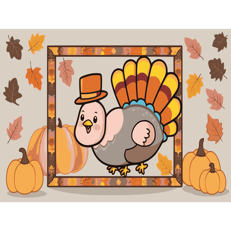 Tapis des fêtes de fin d'année The Holiday Aisle®, Rectangle 6 pi x 9 pi