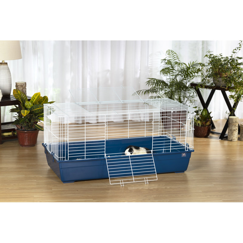 Cage pour petits animaux Niehaus, H 21,5 po x l 24,25 po x L 47,25 po, Bleu marine