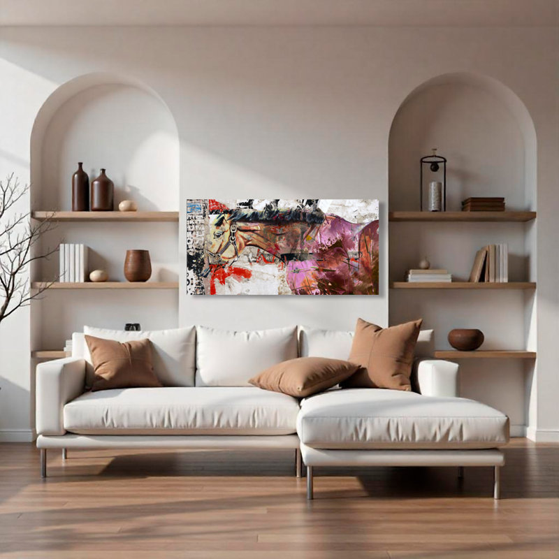 " Equestrian " by Tristan Scott, 20" H x 40" W x 1.5" D