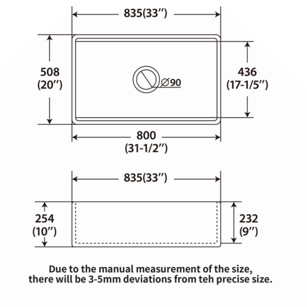 Dimensions du produit