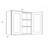 Ready-to-Assemble Kitchen Wall Cabinets 36"H x 24"W x 12"D in Light Grey Shaker