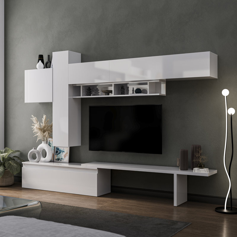 Aosta Entertainment Centre, White