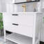 Meuble-lavabo simple 36 po avec plateau Anastajia-404009705