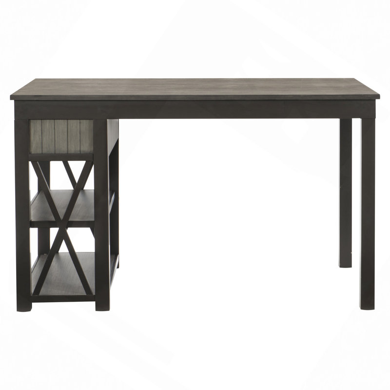 Table de salle à manger à hauteur de comptoir 1Pc avec tiroirs de rangement